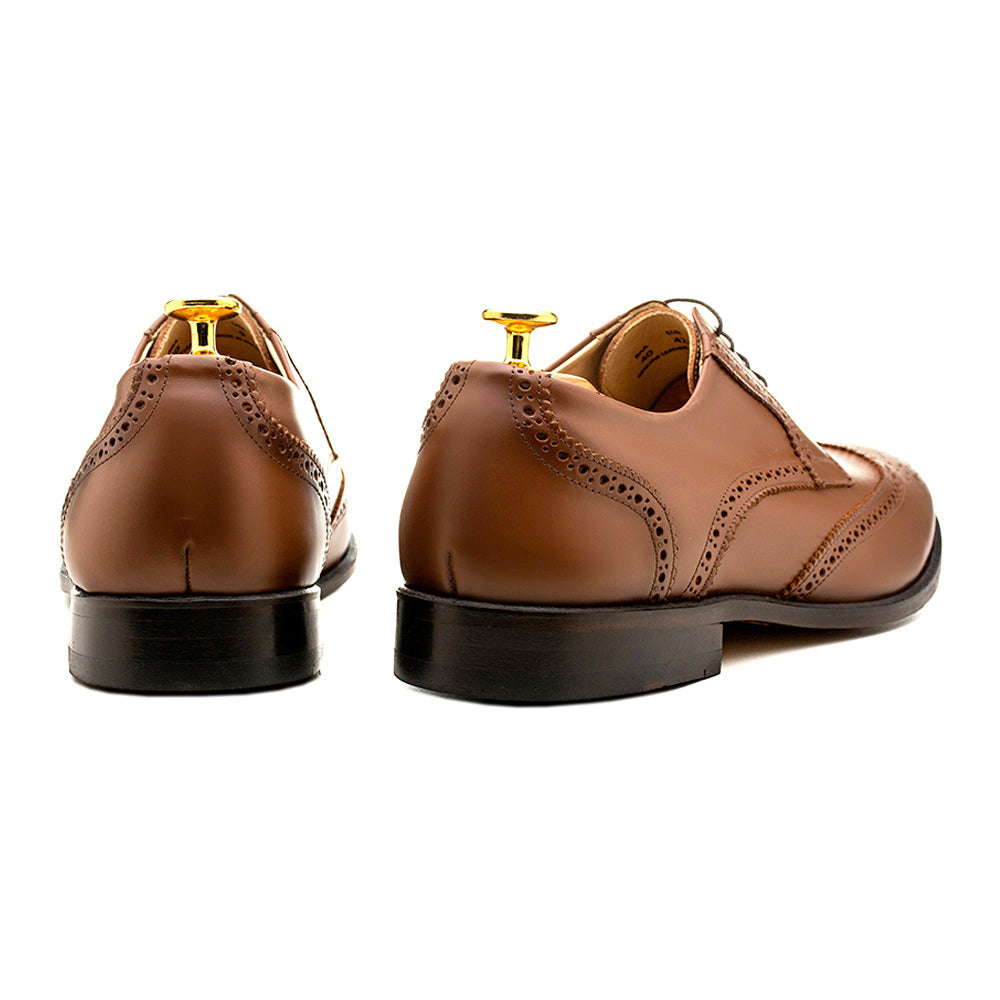 Derby Brogue Completo Barceo Marrón Whisky