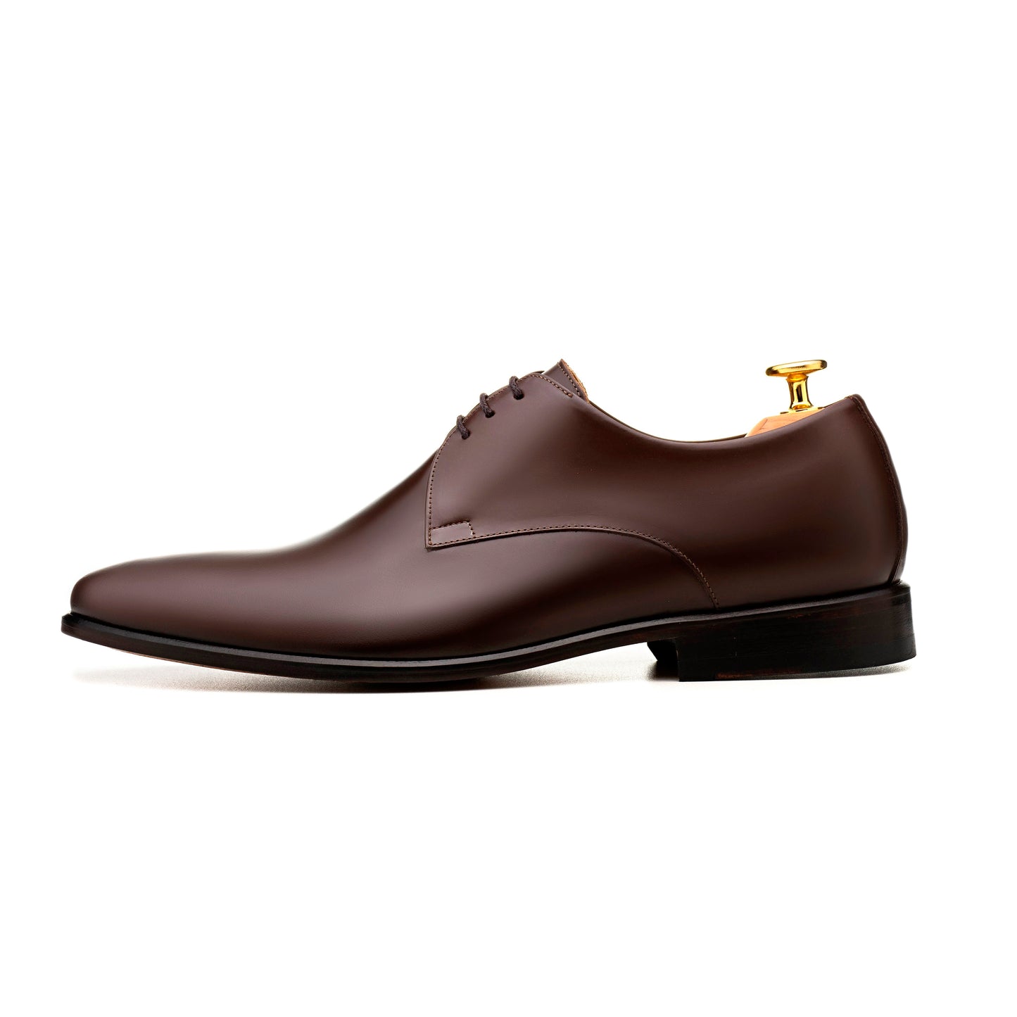 Derby Liso Mérida Marrón Oscuro