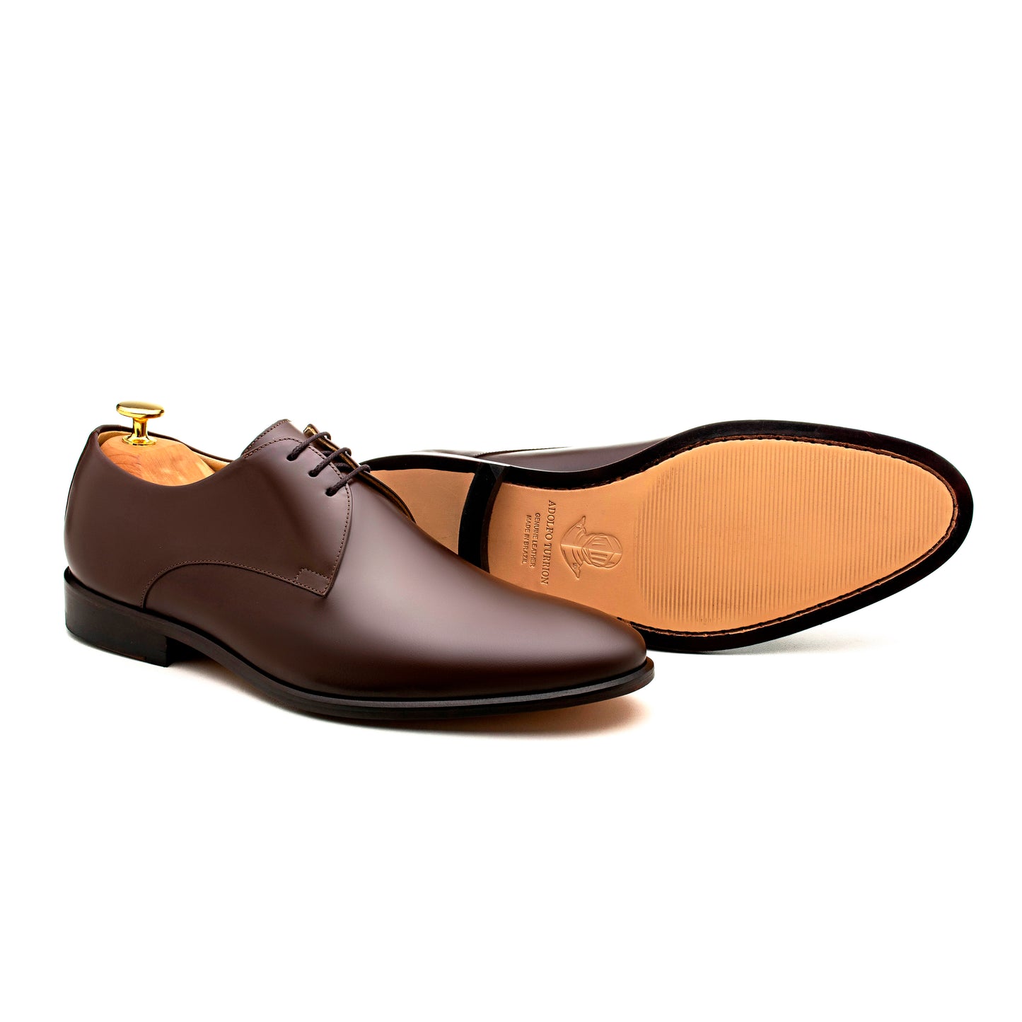 Derby Liso Mérida Marrón Oscuro