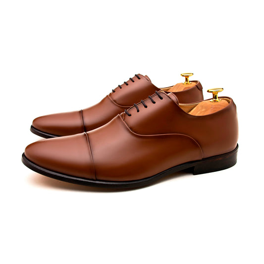 Oxford Cap Toe Cordoba Whiskey Brown