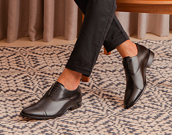 Oxford Cap Toe Córdoba Negro