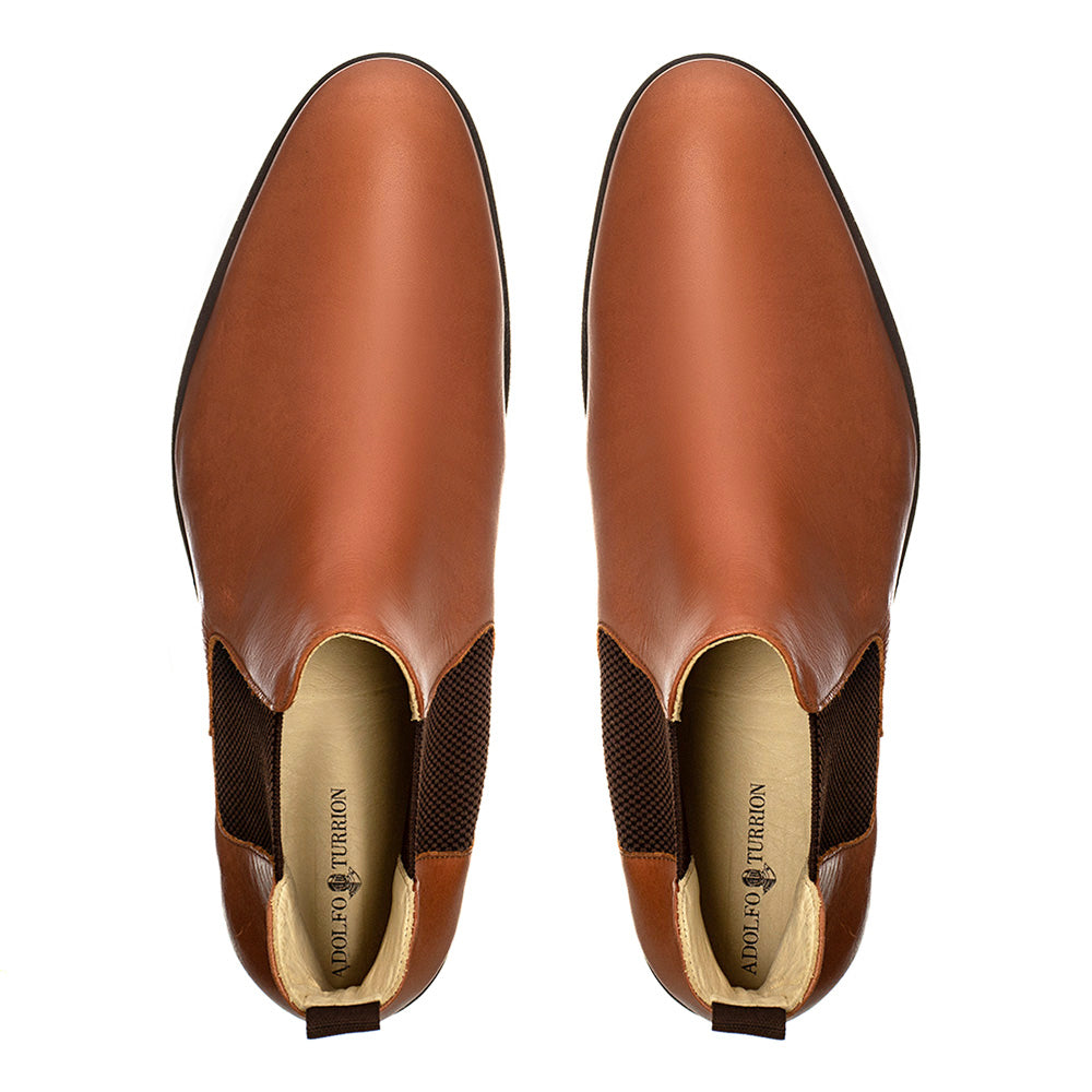 Botines Chelsea Granada Marrón Brandy