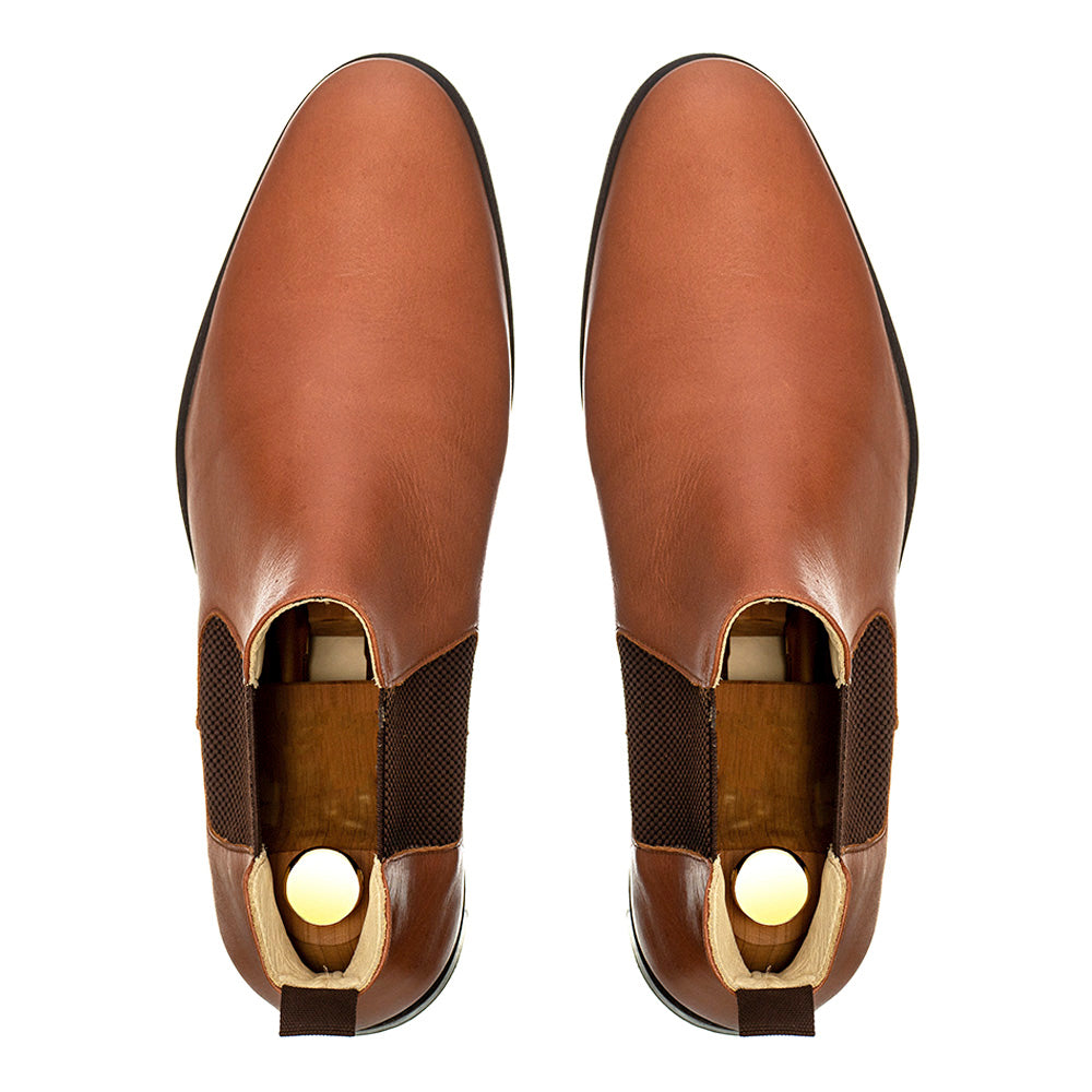 Botines Chelsea Granada Marrón Brandy